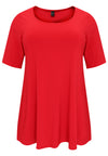 T-shirt coupe évasée DOLCETunic flare DOLCE - red - #4