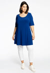 Tunic wide bot short sl. dolce - Indigo