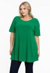 Tunic wide bot short sl. dolce - Vert