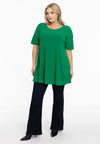 Tunic wide bot short sl. dolce - Vert