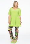 Tunic wide bot short sl. dolce - bright green