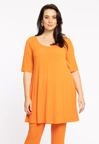 Tunic wide bottom DOLCE - orange - #1