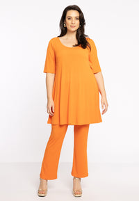 Tunic wide bottom DOLCE - orange - #2