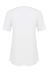 Tunic flare COTTON - white - #3