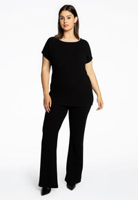 T-Shirt wide DIAGONAL - black - #2