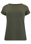 T-Shirt wide DIAGONAL - green - #4