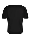 Shirt wide short sl VI/EAT-shirt VISCOSE - black - #5
