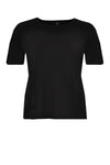 Shirt wide short sl VI/EAT-shirt VISCOSE - black - #4