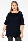 Shirt wide short sl VI/EAT-shirt VISCOSE - blue - #1
