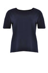 Shirt wide short sl VI/EAT-shirt VISCOSE - blue - #4