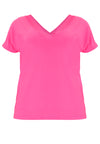 T-shirt double col en V DOLCET-shirt v-neck DOLCE - pink - #4