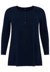 Tunic flare buttons COTTON - blue - #3