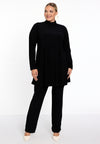 Tunic with col wide bottom - black - #2