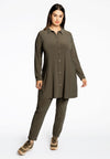 Pencil trousers DOLCE - light green
