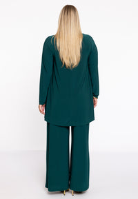Very wide trousers DOLCE - dark green - #2