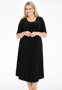Maxi dress wide DOLCE - black - #1