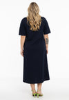 Robe long avec manches courtes COTTONMaxi dress A-line COTTON - blue - #3