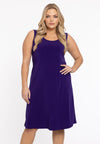 Dress sleeveless wide DOLCE - purple