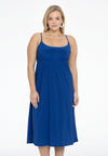 Dress spaghetti elastic waist DOLCE - indigo - #1