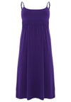 Dress spaghetti elastic waist DOLCE - purple - #4