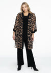 Kimono leopard - marron