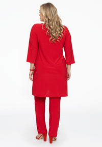 Tunique avec perles DOLCETunic beads DOLCE - red - #3