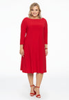 Dress boat neck DOLCE - red - #2