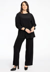 Tunic Square Puff Sleeve DOLCE - black