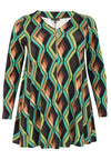 Tunique Swing á fermeture éclair GATSBYTunic Swing Zipper GATSBY - brown - #4