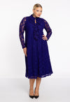 Dress A-line volants LACE - purple - #2
