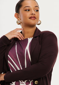 Blazer long R DOLCE - dark red - #6