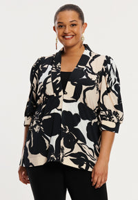 Blazer à manches bouffantes OMBREJacket puffsleeve OMBRE - ecru - #1