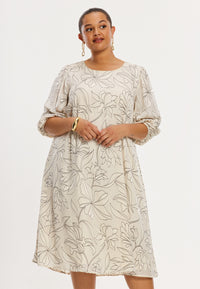 Dress RICAMI - ecru - #1