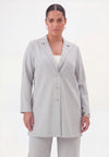 Blazer pinstripe - Gris