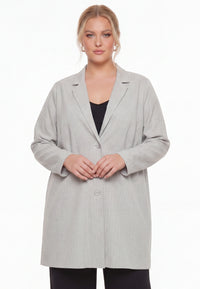 Blazer relaxed PINSTRIPE - grey - #1