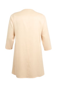 Tunic wide bottom SATIN - pink - #4