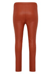 Legging full stretch leather - mid brown - #3