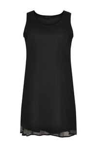 Singlet long VOILE - black - #1