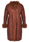 Lammy coat curly - brown - #1