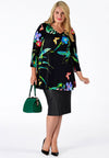 Shirt flare beaded v CHIARA - black - #1
