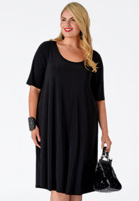 Dress A-line DOLCE - black - #2