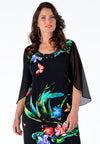Dress beaded neck CHIARA - black - #2