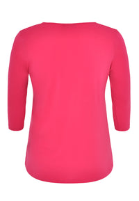 Shirt A-line beaded DOLCE - pink - #3