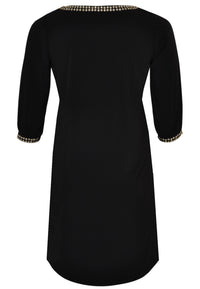 Dress strass trimmed DOLCE - black - #3
