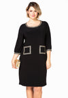 Dress strass trimmed DOLCE - black - #2