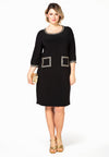 Dress strass trimmed DOLCE - black - #1