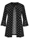 Jacket frill cuff DOTS - black - #4