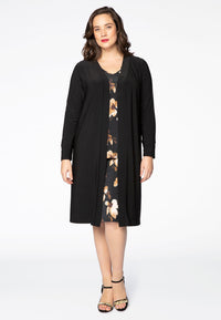 Cardigan slits DOLCE - black - #1