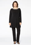 Tunic DOLCE studs wide bottom - black - #1