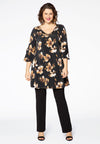 Tunic ROSE wide bottom - black - #1